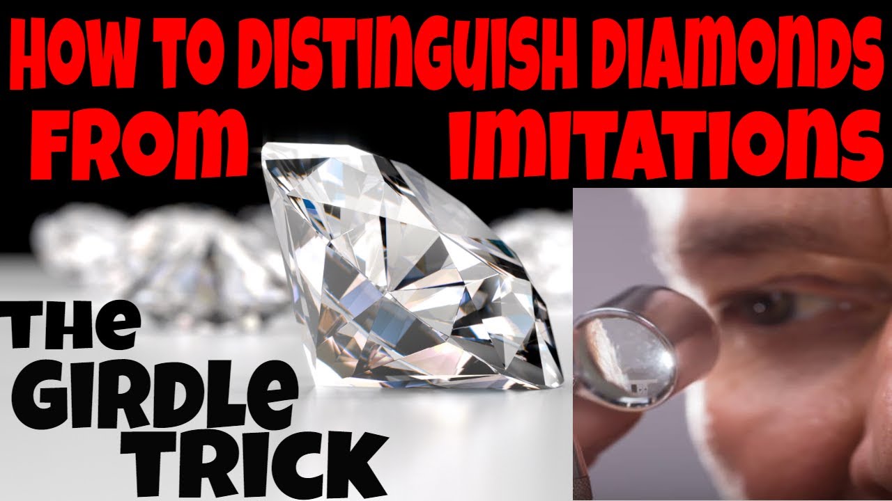 How to distinguish Diamonds from imitations. Du Gemology course.