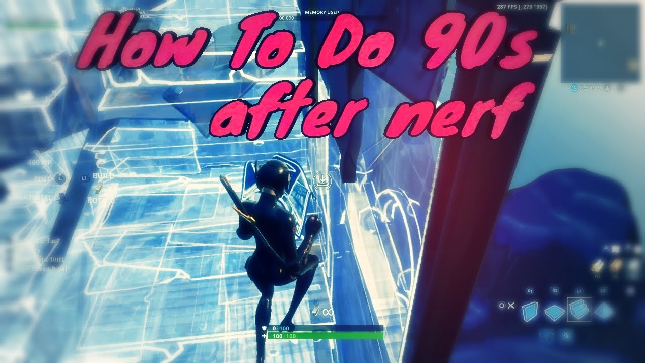 How to do 90s after NEW Update - Fortnite Patch v10.20 (Building tips)