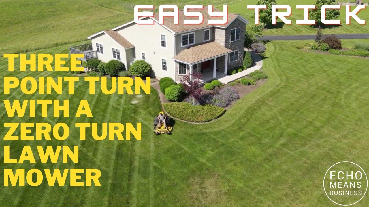 How to Do A Three Point Turn with A Zero Turn Lawn Mower