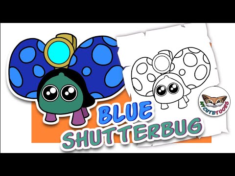 How to Draw Blue ShutterBug | Special Agent Oso