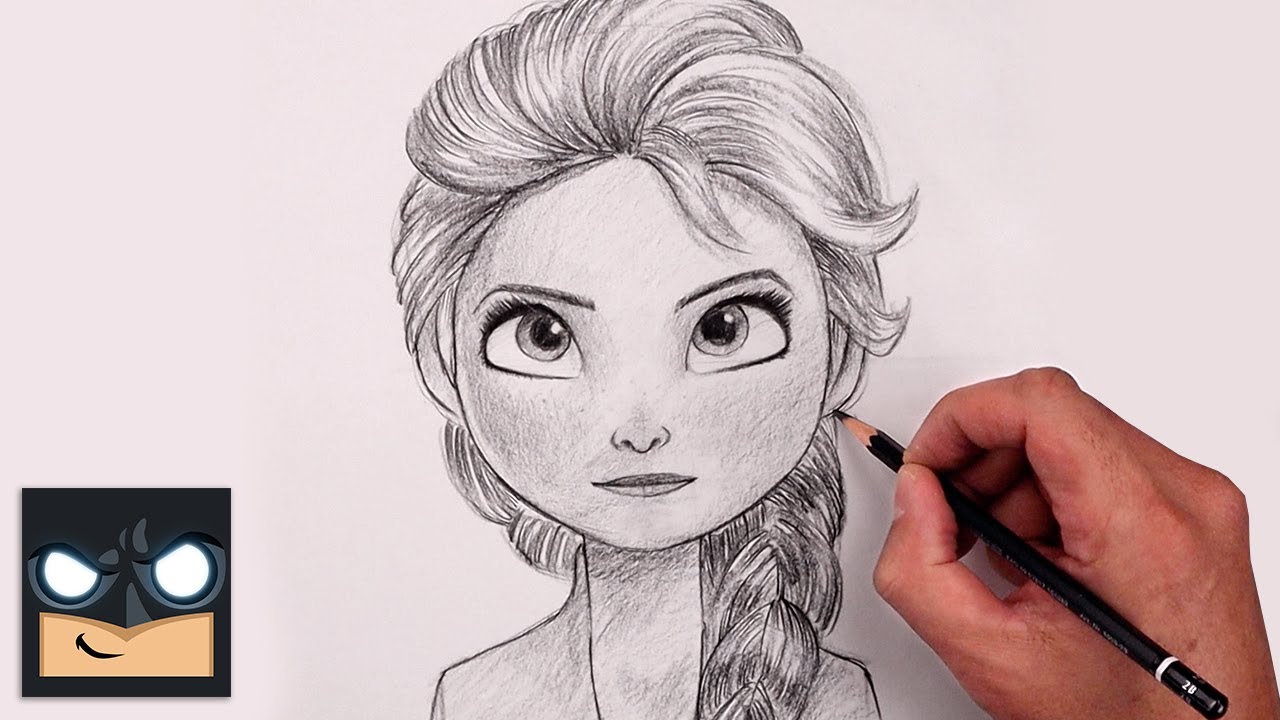 How To Draw Elsa | Frozen Sketch Tutorial