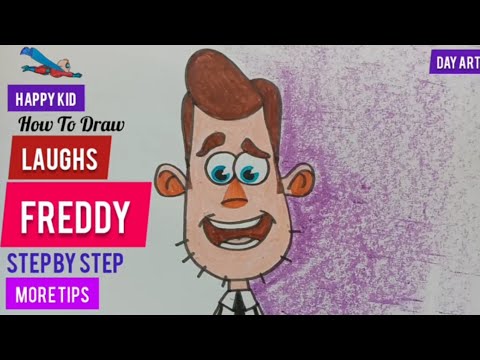 How To Draw Laughs Freddy#Happy kid#Drawing Tutorial#Kochu TV