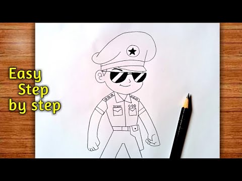 How To Draw Little Singham Easy / Little Singham Drawing / Desh ka Sipahi