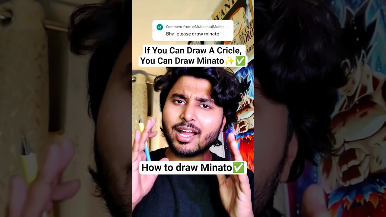How To Draw Minato for Beginners✨✅
