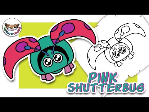 How to Draw Pink ShutterBug | Special Agent Oso