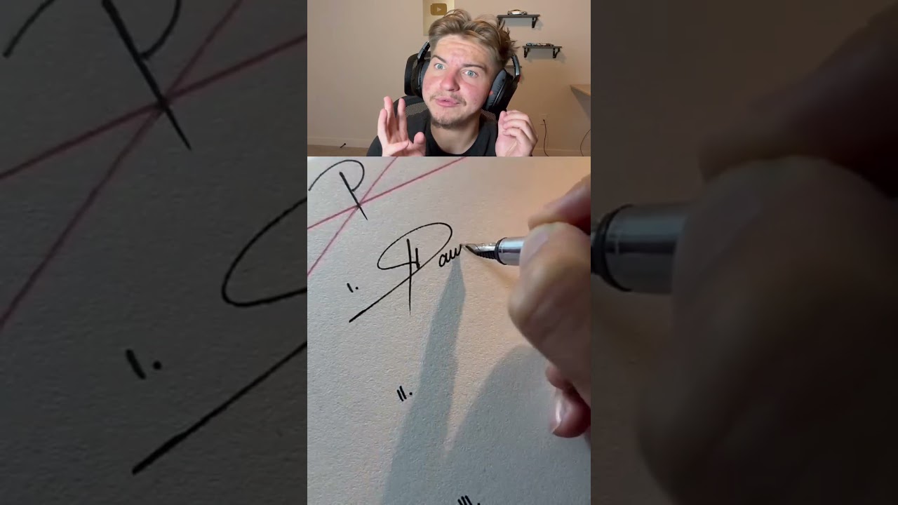 How To Draw The Letter P 😳