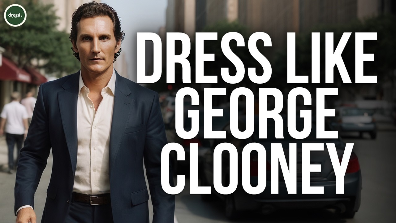 How to Dress Old Money Like George Clooney