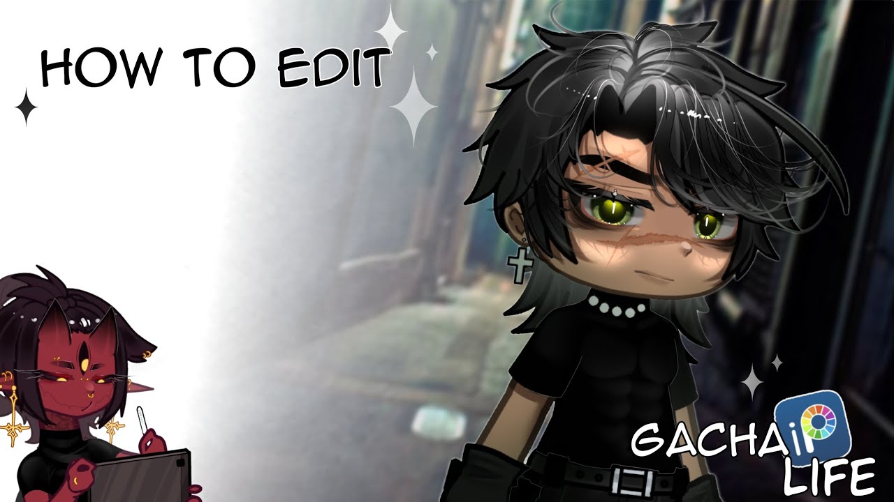 How to edit Gacha! 🌙 Como editar! Tutorial  | gacha life - my style |
