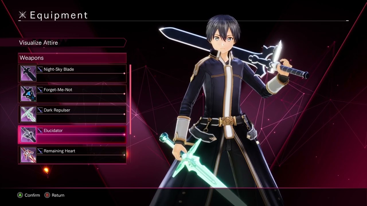 How to equip preorder skins | Sword Art Online Last Recollection