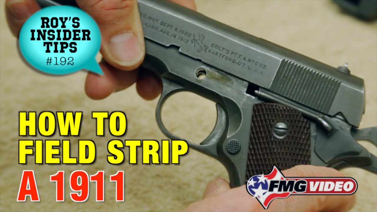 How To Field Strip A 1911