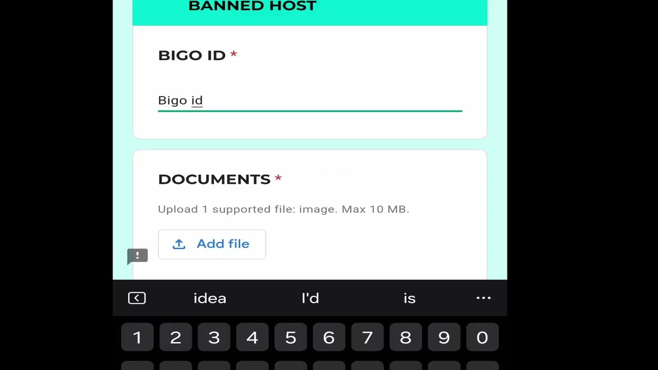 How to file a severe case form in Bigo?