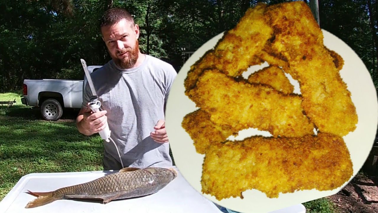 How to Fillet and Process Common Carp For Boneless Fish Sticks
