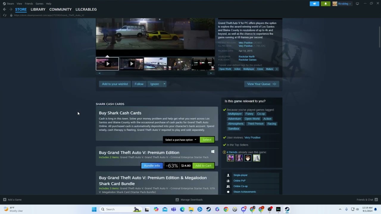 How to Find & Buy GTA 5 on Steam