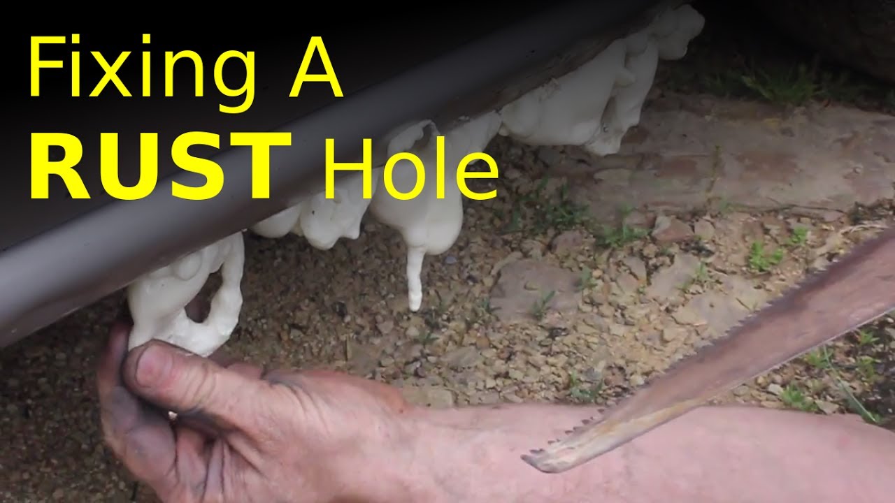 how to FIX a rust hole in a rocker panel (fast, low-cost method)