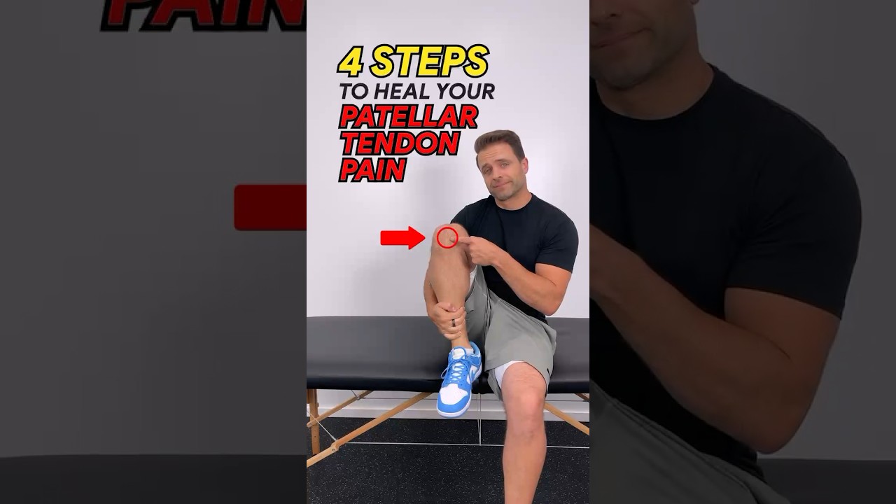 How To Fix Patellar Tendonitis Knee Pain - 4 Simple Steps At Home!