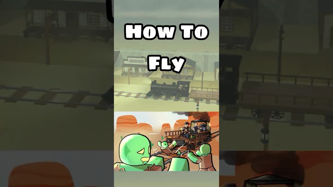 How to Fly in Dead Rails  #roblox #deadrails #shorts