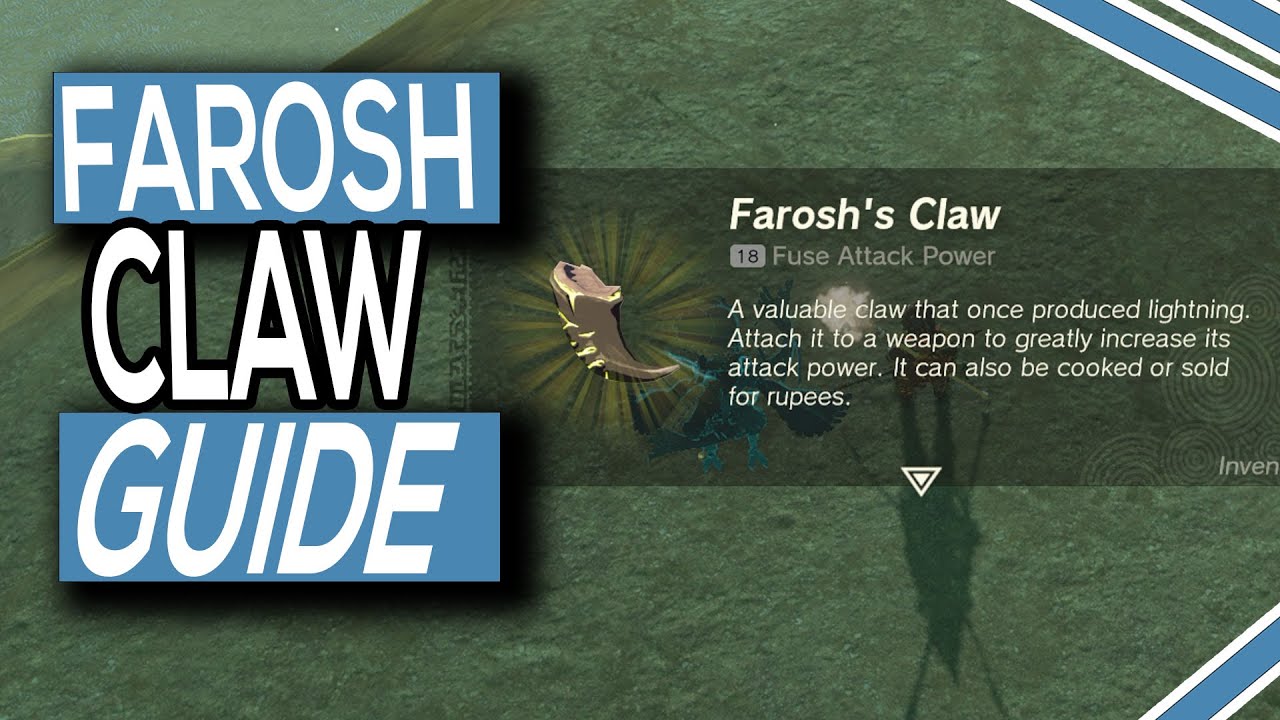 How To Get Farosh's Claw & Find Lightning Dragon (Goddess Of Courage Quest) In Tears Of The Kingdom