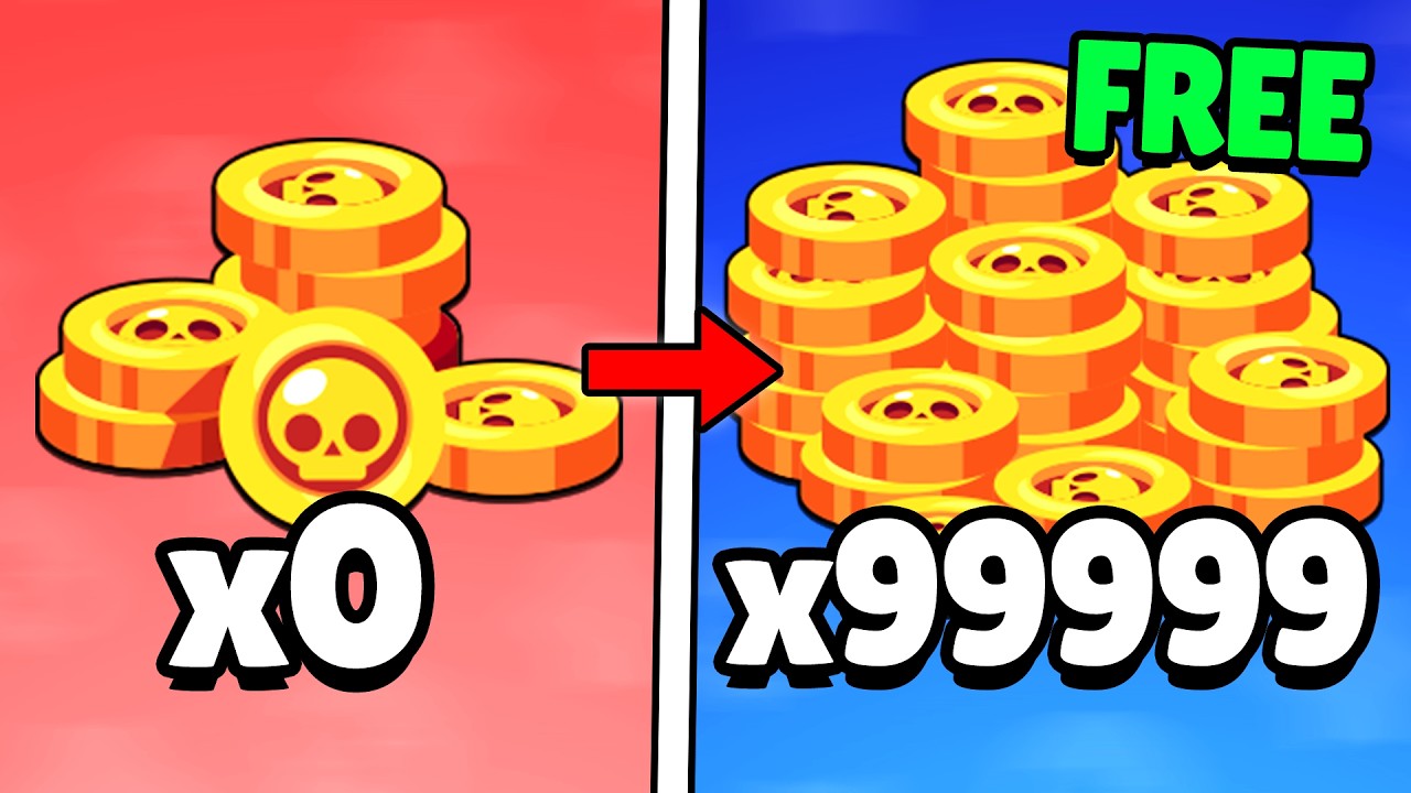 How To Get FREE Coins FAST in Brawl Stars 2025!