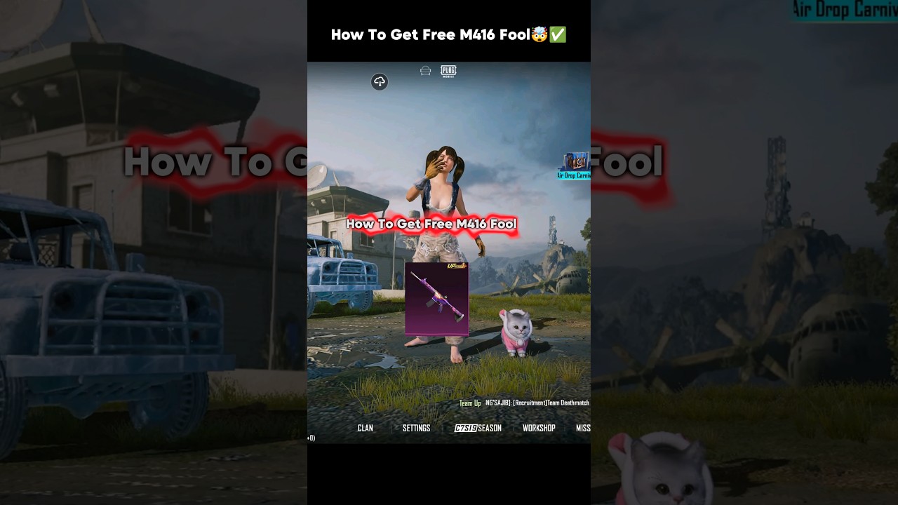 How To Get Free M416 Fool For Free 😱✅ #pubgmobile #mrijazplays #pubgtips #tipsandtricks