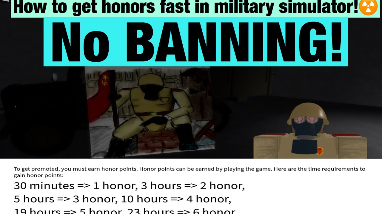 How To Get Honors Fast In Military Simulator! 🔫