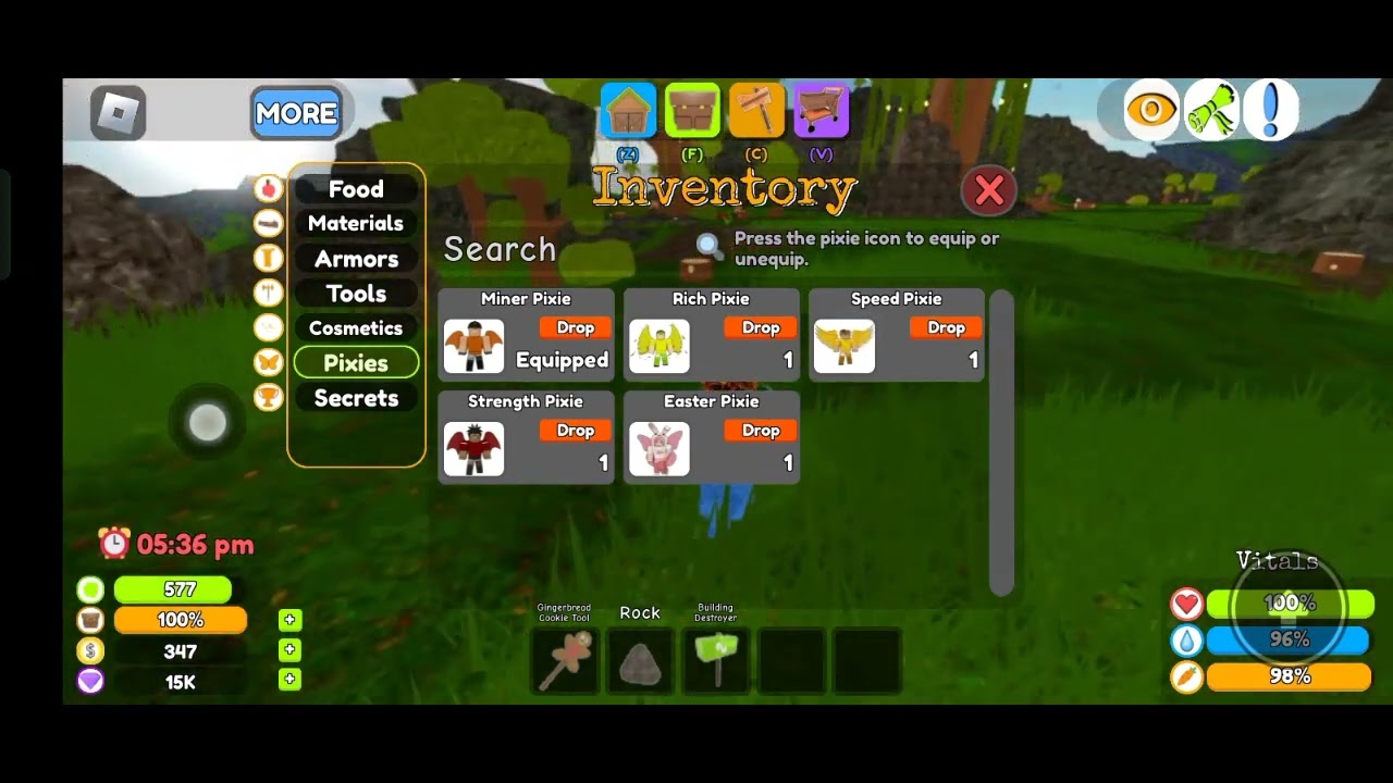 how to get pixies the lost land