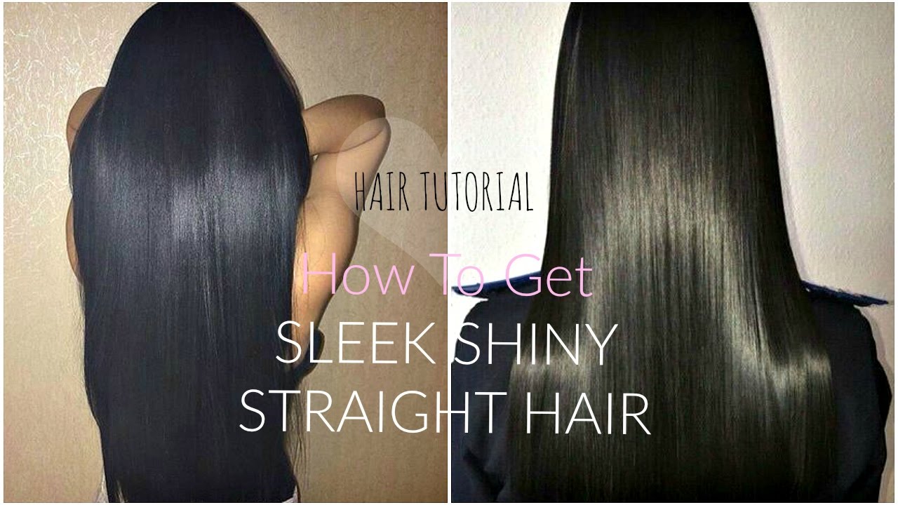 HOW TO GET STRAIGHT SLEEK HAIR | Perfectly FRIZZ-FREE Tutorial | + Best Way To Straighten Curly Hair