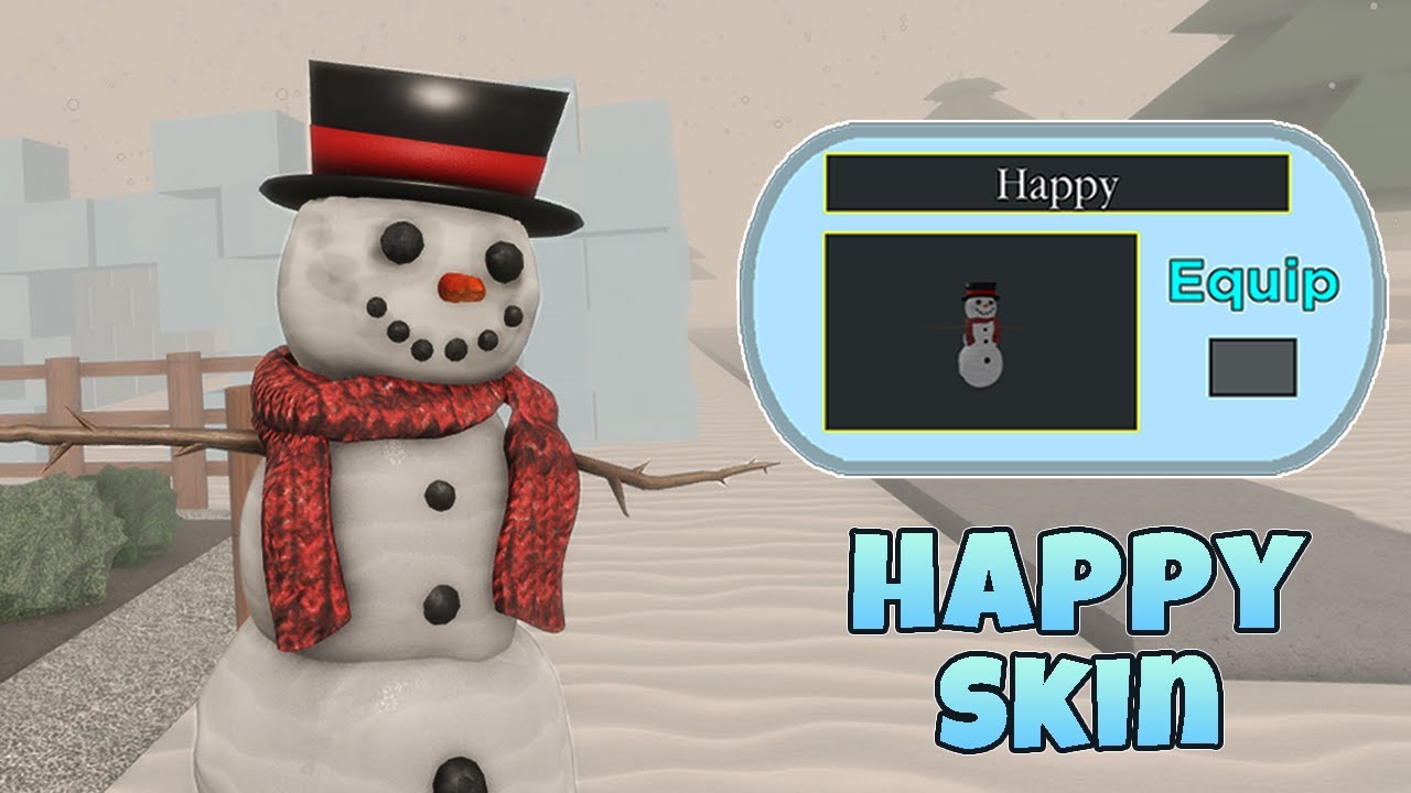 How to get the Happy Snowman Skin in Piggy but its 100 Players | Roblox