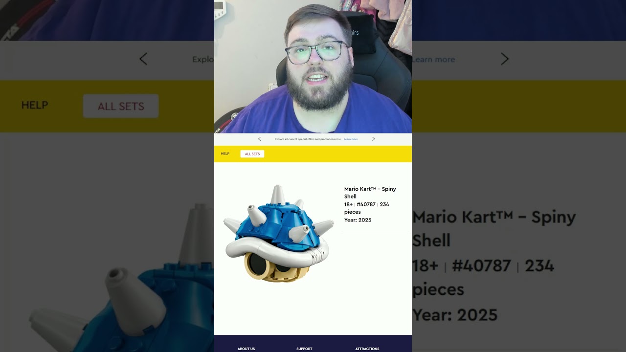 How to get the LEGO Mario Kart Spiny Shell #lego #legomario