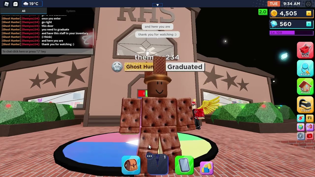 How to get to the admin house in RHS2