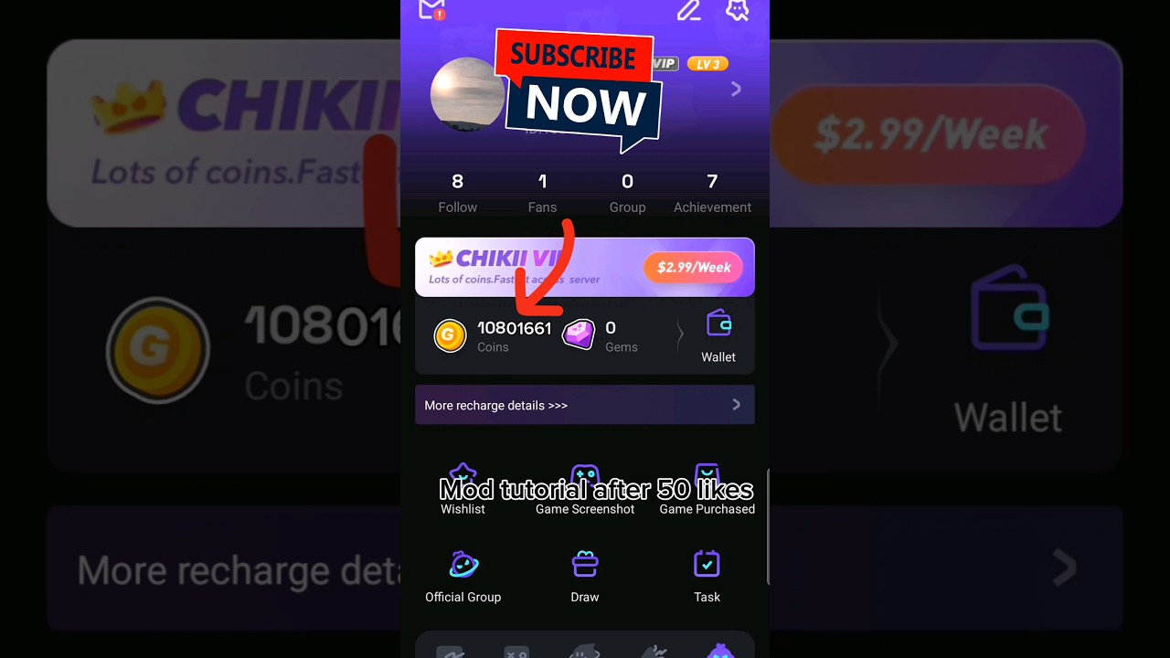 how to get unlimited coins in chikki mod apk #shorts #onlygamers #viral