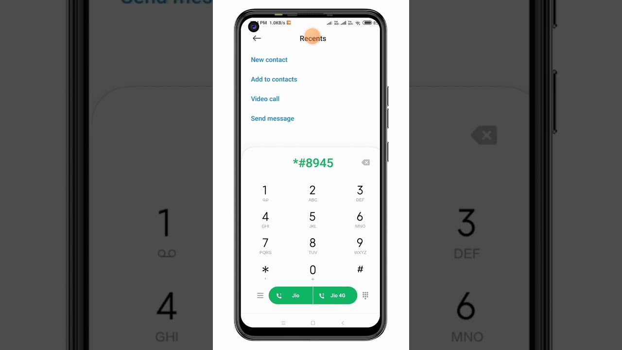 How to hide apps in dialer ?...... #shorts