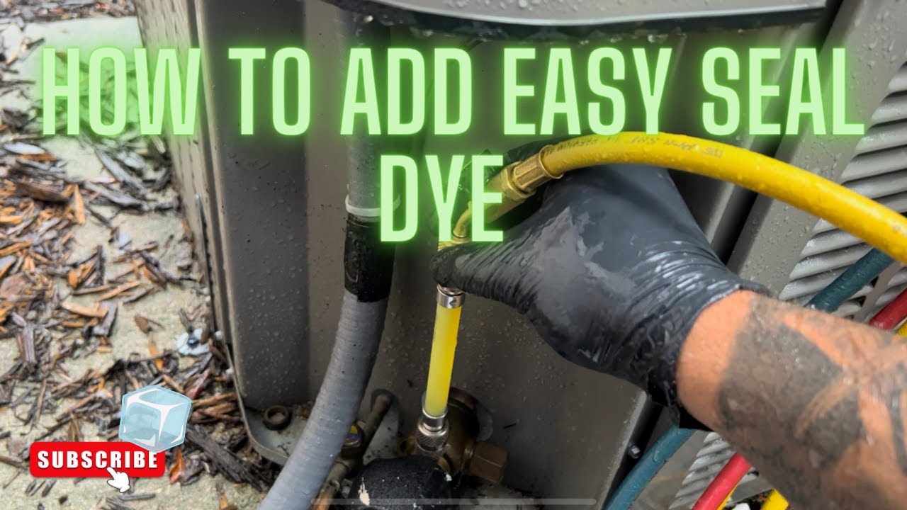 How to inject easy seal dye