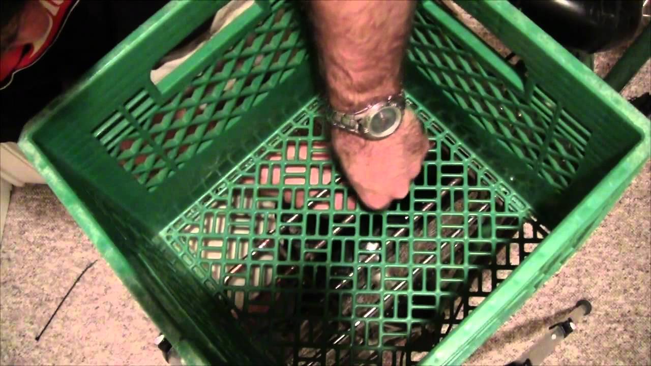 How to Install a Milk Crate on a Bicycle (using Zip Ties)