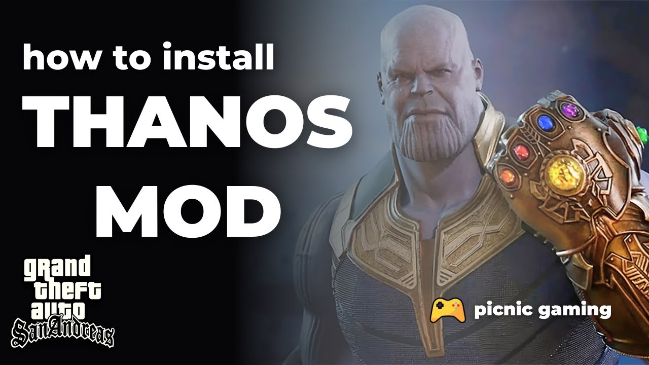 How to install Thanos Mod in GTA San Andreas PC | Thanos from Avengers in GTA SA