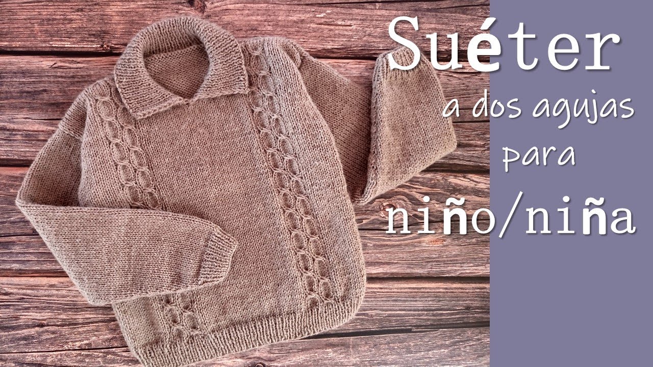 How to knit a boy/girl sweater, step by step!