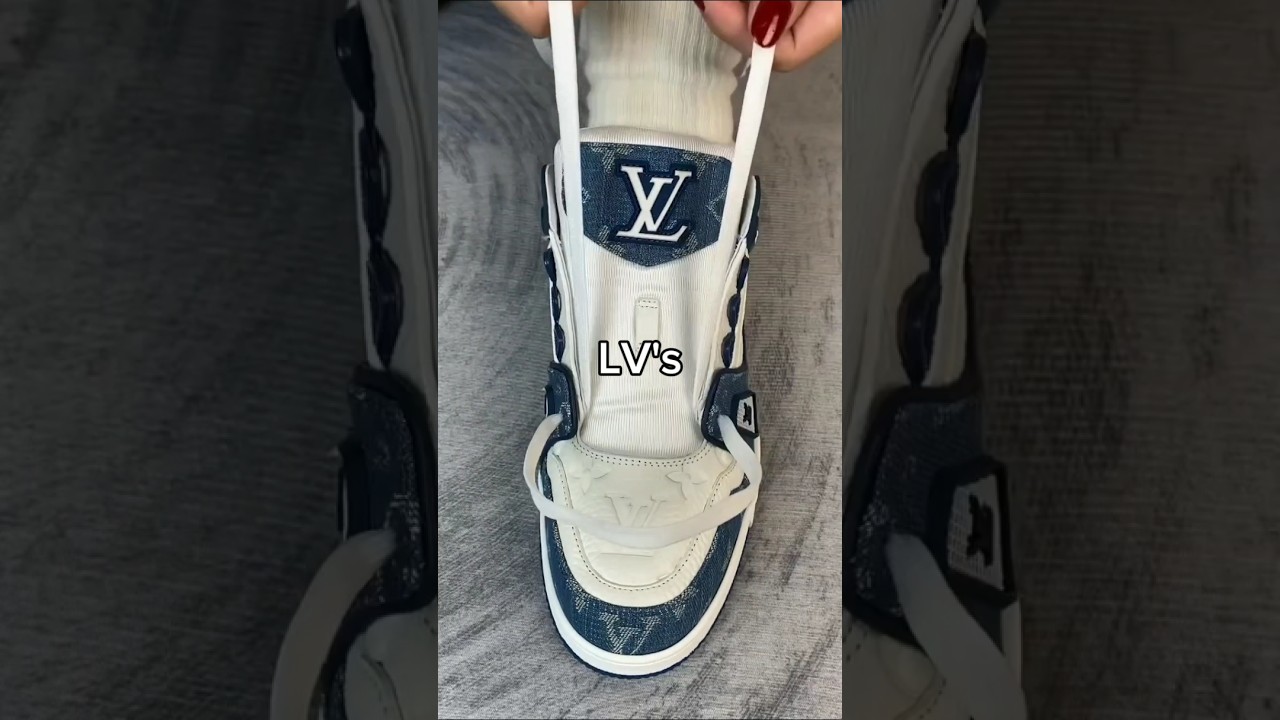 How to lace LV Trainers(Best Way) #lace #tutorial