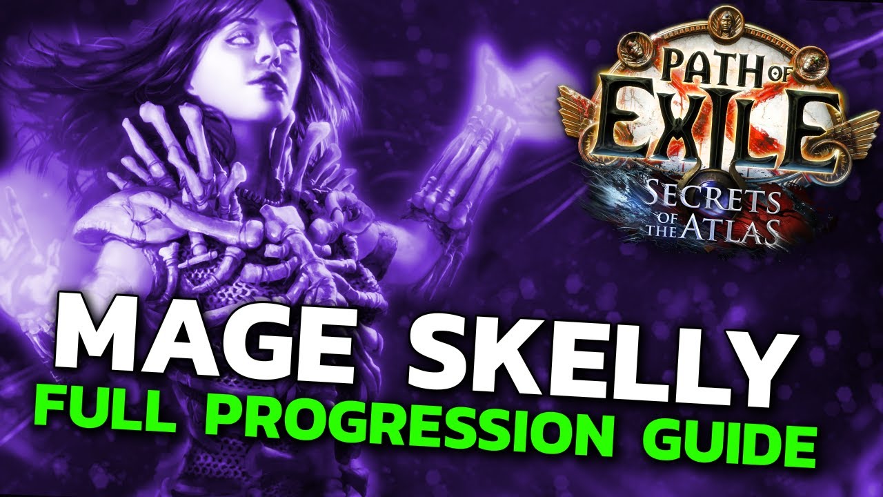 How To LEVEL & PROGRESS Your Mage Skelly Build to ENDGAME! [PoE 3.26]