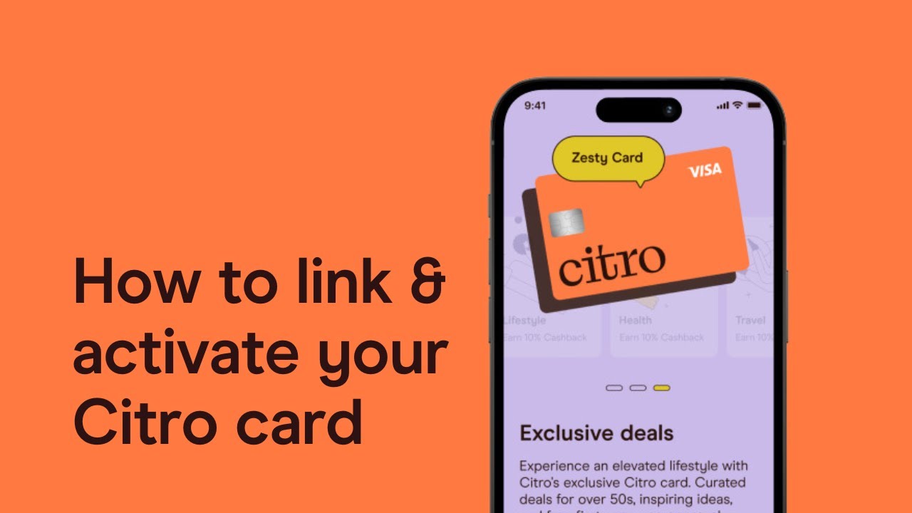 How to link and activate your Citro card