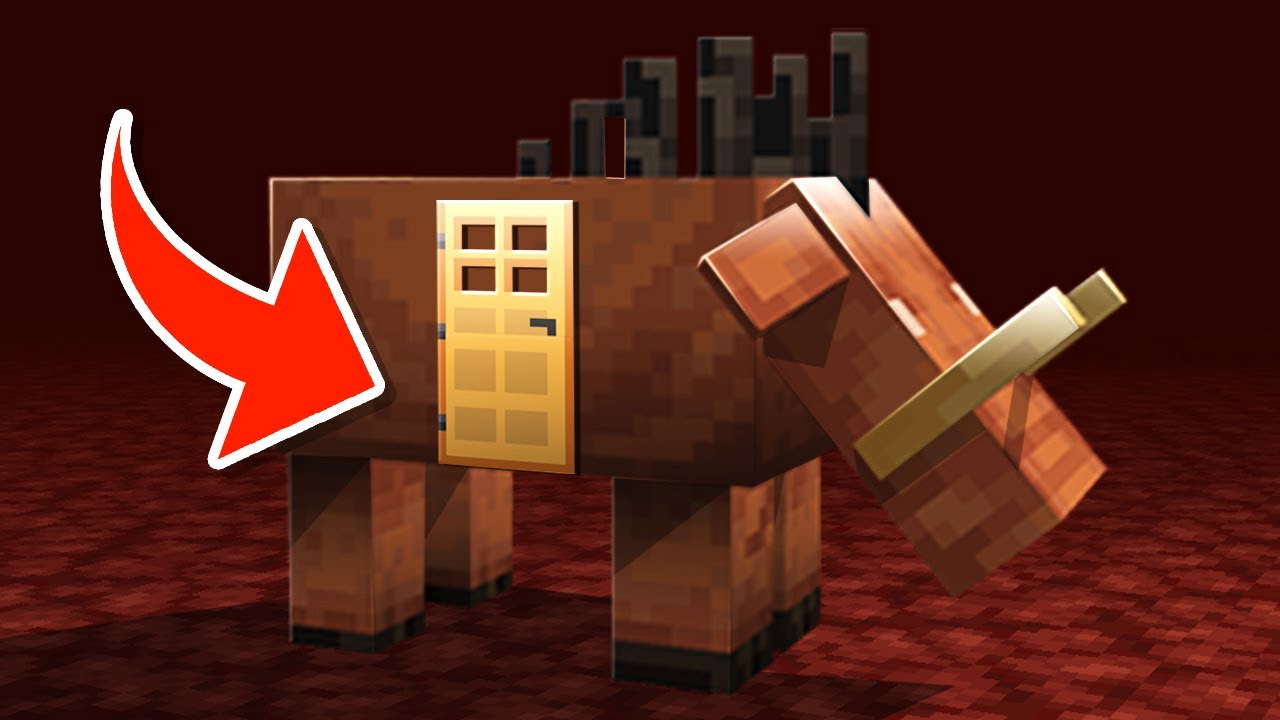 How to LIVE Inside a HOGLIN in Minecraft 1.16!
