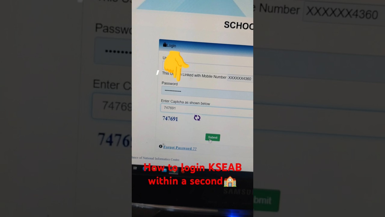 How to login karnataka school examination and assessment board #kseab #karnatakaschools #examination