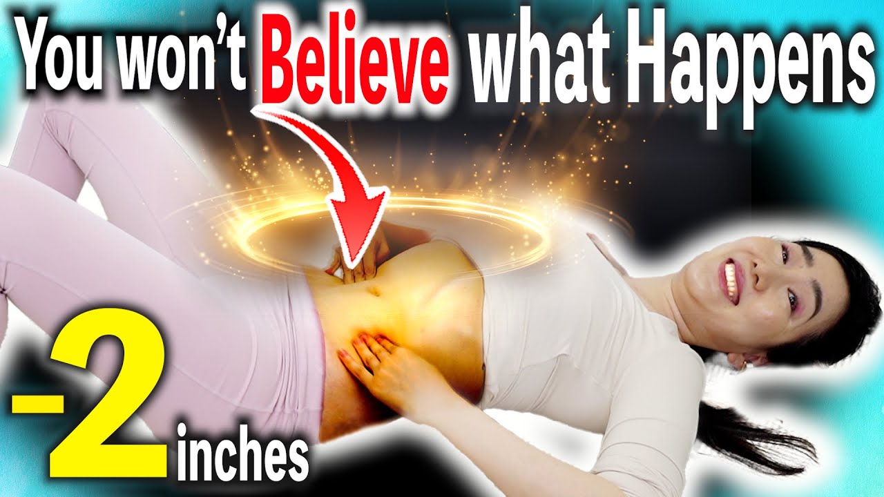 How to Lose 2 Inches Overnight 👉 Belly Lymphatic Drainage Massage | Ssssss... Bye Bloat!
