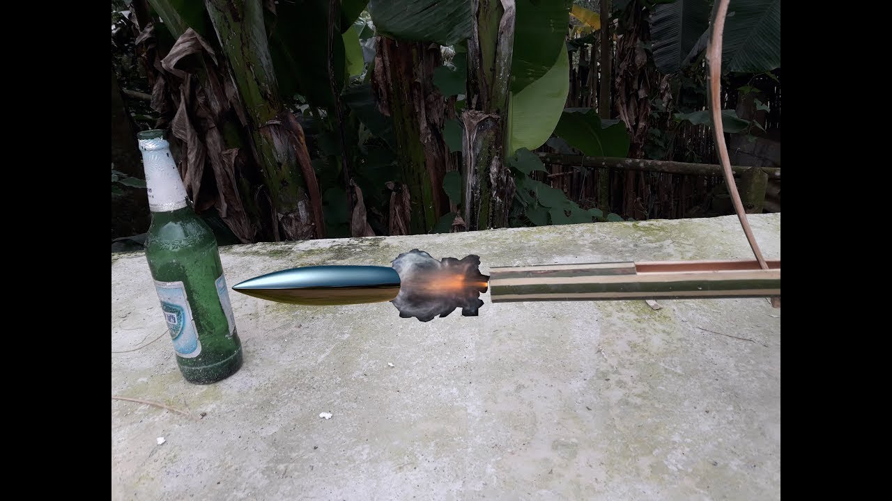 How to make a bamboo gun can shoot