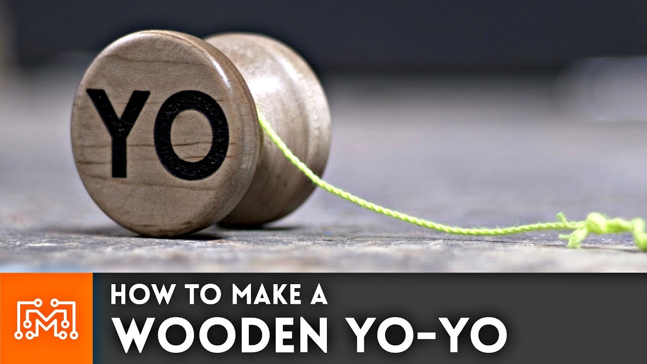 How to Make a Wooden Yo-Yo (with a bearing) // Woodworking
