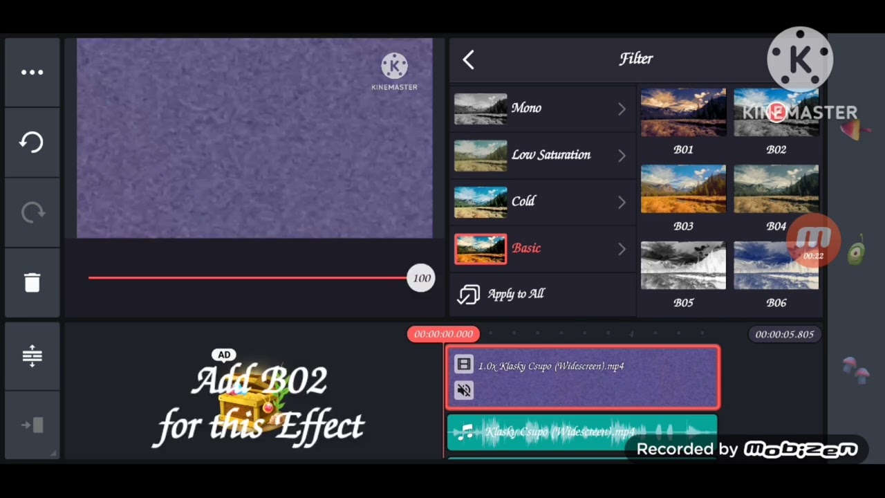 How To Make Afternoon Major on Kinemaster