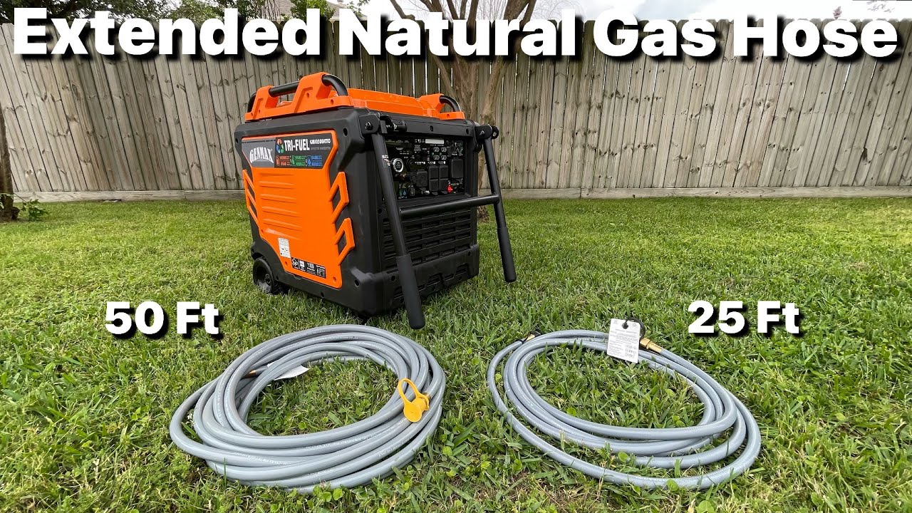 How to make an Extended 50ft Natural Gas Hose for GENMAX GM10500iETC