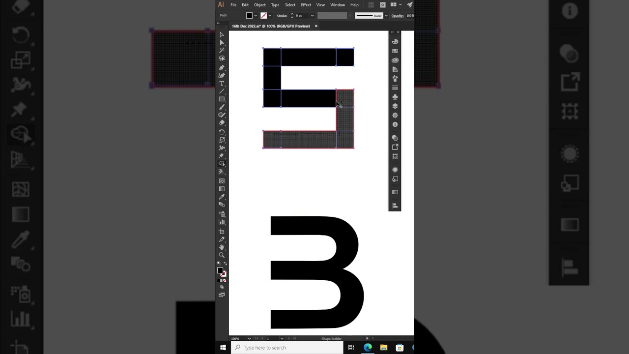 How to Make BS Logo Design in Adobe Illustrator | Typography logo | Digital Art Designs