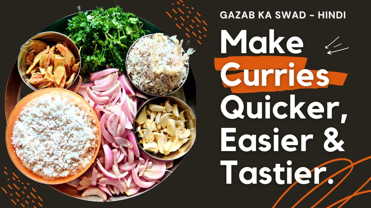 How To Make Coconut and Onion Masala Vatap | Make Curries Faster in 2021 | कांदा खोबऱ्याचे वाटण.