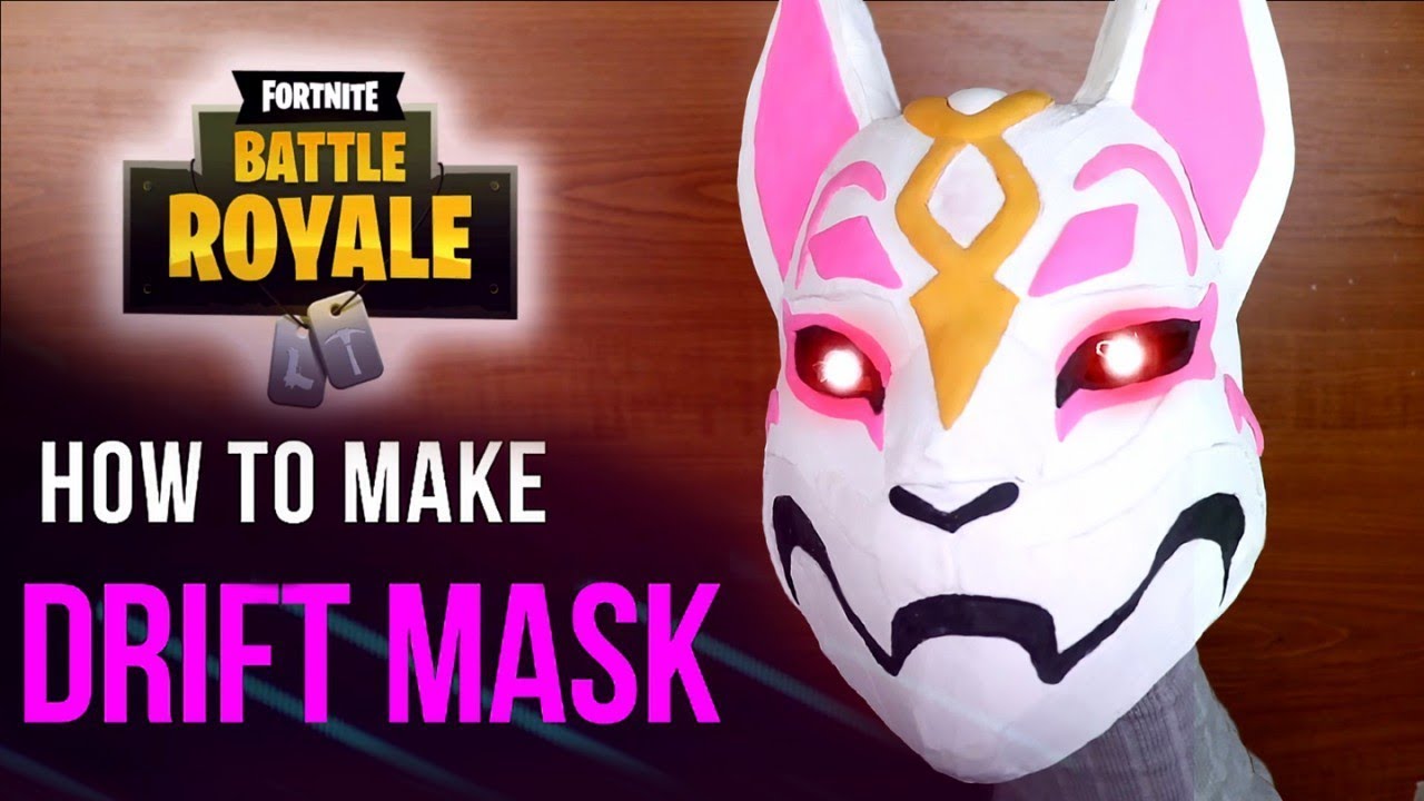 How To Make DRIFT Mask from FORTNITE - DIY Cardboard Crafts