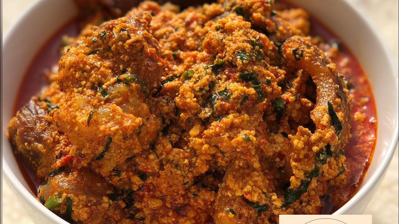 How to make Egusi stew for rice