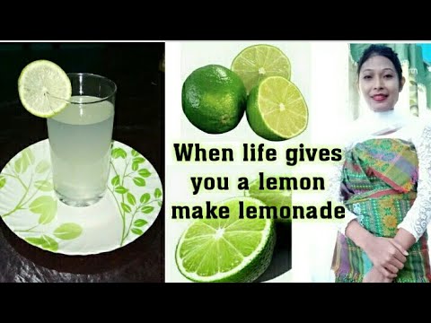 How to make fresh lemon juice🍹😍😋/ Ripa Rani Moshahary